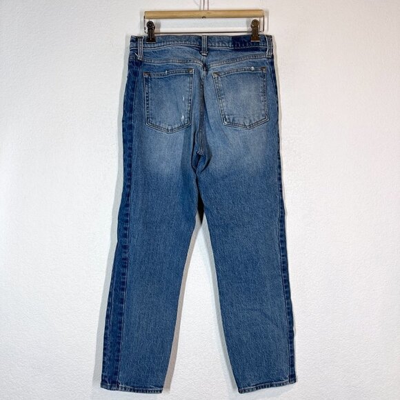 Abercrombie Mom Jeans Distressed 28 - Picture 3 of 9